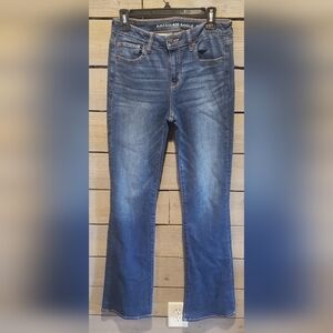 American Eagle Outfitters Women's Classic Blue Boot Cut Jeans